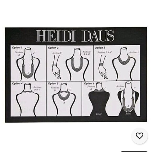 Heidi Daus NWOT Age Of Elegance Black Faceted Bead Crystal Necklace Bracelet Set - Picture 11 of 12